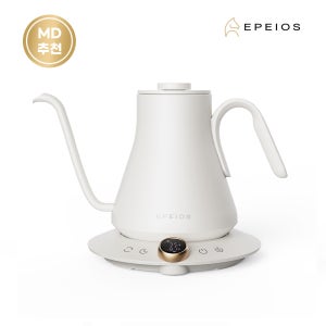 EPEIOS 에페이오스 허밍버드 핸드드립 커피 전기포트 화이트