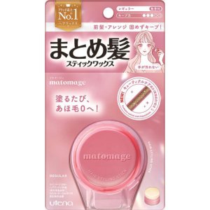 일본 우테나 마토메쥬 잔머리 정리 스틱 레귤러 핑크 13g