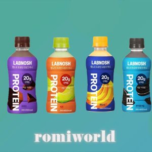 랩노쉬 프로틴 드링크 미니 260ml × 24개입 단백질음료 식사 대용 운동 후