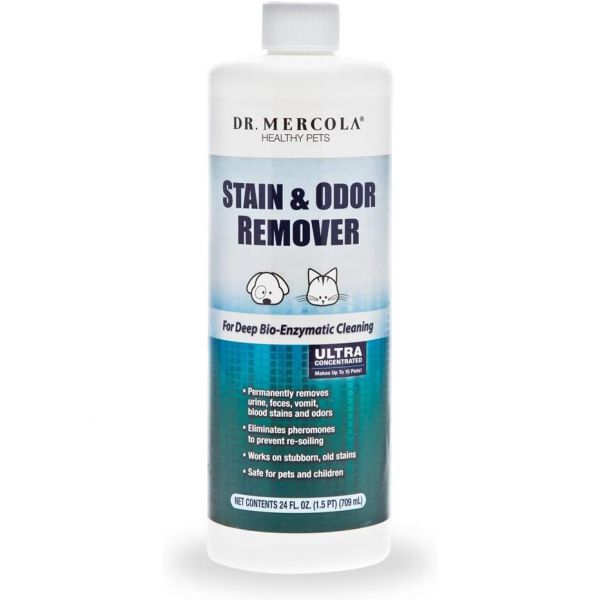 <b>닥터 머콜라</b>, 반려동물 얼룩 및 냄새 제거제, 24 FL. oz (1.5 <b>PT</b>) (709mL), 어린이에게 안전