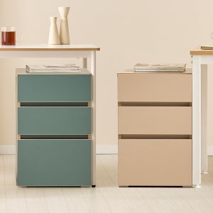 책상서랍장 3단 책상서랍 프린터 데스크 보조 서랍