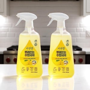 뿌려쓰는주방세제 레몬향 750ml 2개 친환경 대용량 주방 세제