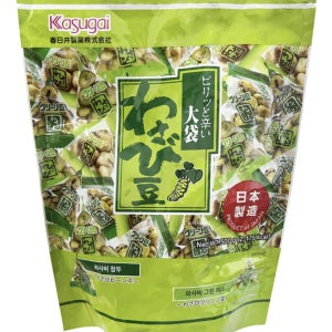 카스가이 와사비 잠두콩 완두콩 와사비 그린피스 500g 시즈닝 콩스낵 소포장