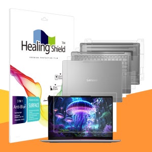 레노버 요가 슬림 7 14ILL10 아우라 에디션 블루라이트차단 액정보호필름1매 외부3종