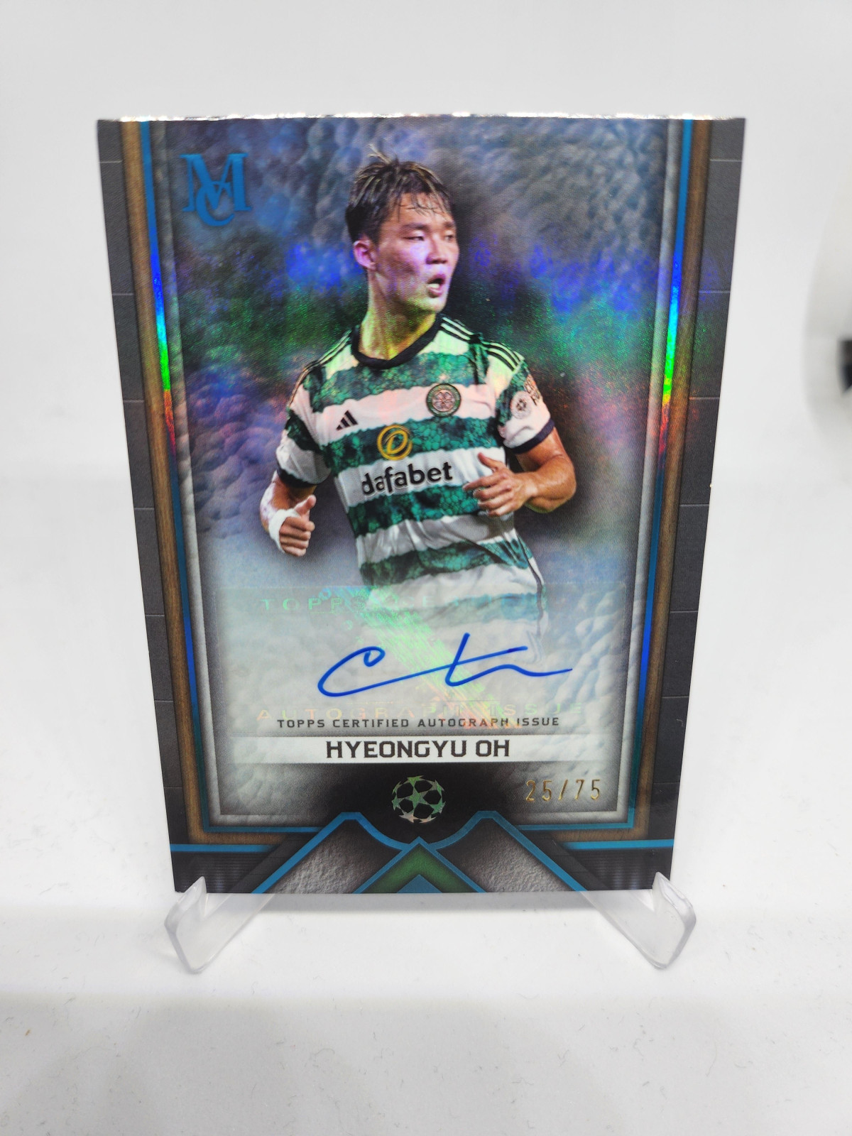 오현규싸인카드 75장 한정판 2024 Topps Museum BLUE 친필싸인 오토카드