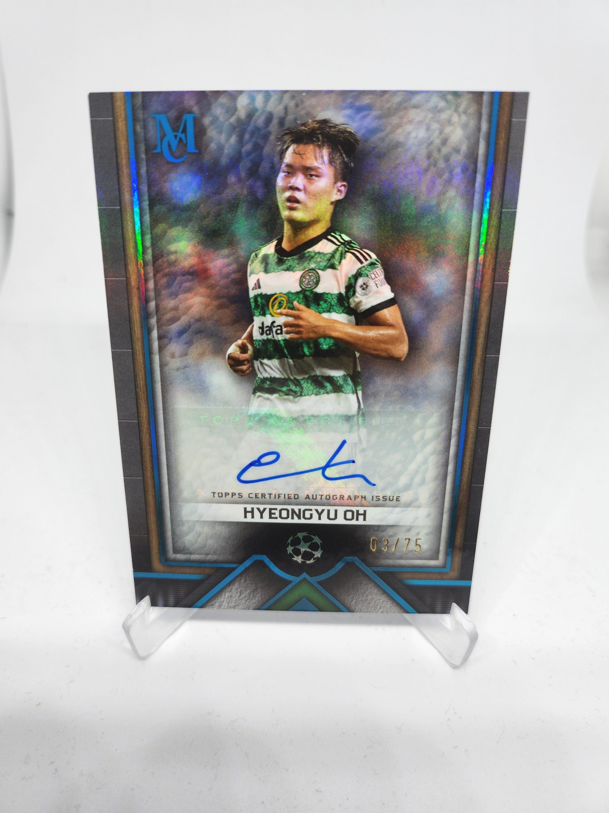 오현규싸인카드 75장 한정판 BLUE02 2024 Topps Museum 친필싸인 오토카드