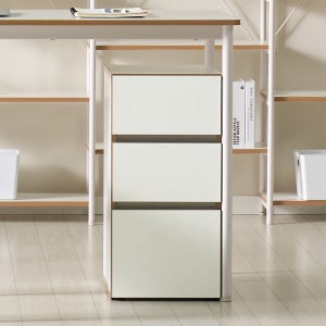 슬림 3단 책상서랍 데스크 프린터 서랍 책상서랍장