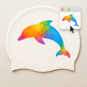 올라 제작수모 수영모 성인 롱헤어 긴머리 수영모자 실리콘 단체수모 개인 소량 맞춤 1개부터