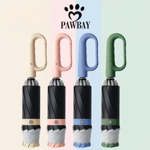 PAWBAY 3단 자동 UV 차단 가벼운 역방향 접이식 우산 양산 판촉물 기념품 답례품