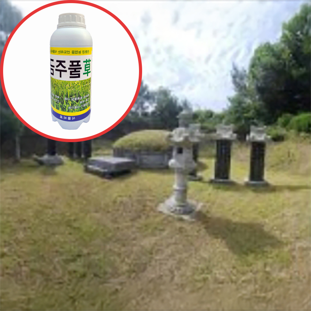 풀주거 아파트잡초제거제 강력제초제 잔디제초제 전용 약 산소