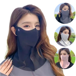 귀걸이형 남녀 목 토시 쿨 스킨 골프 여름 얇은 목 토시 넥 워머