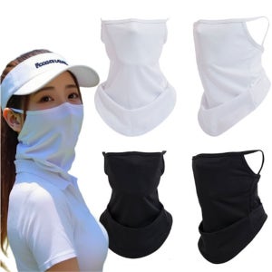 귀걸이형 남녀 목 토시 쿨 스킨 골프 여름 얇은 목 토시 넥 워머