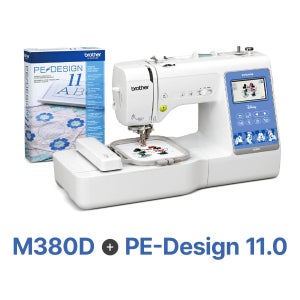 M380D + PE-Design11.0 부라더미싱 자수 창업패키지 자수미싱