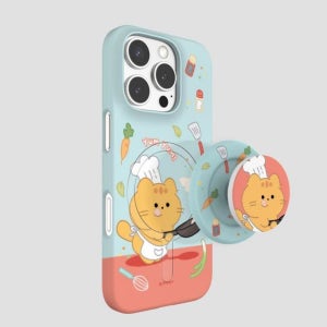 코지 아이폰16 15 14 열일냥 먀오 프렌즈의 하루 맥세이프 3D하드 케이스 갤럭시25 24 23