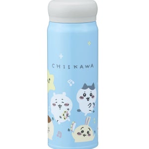 치이카와 스테인리스 직수형 보온 보냉 텀블러 블루 480ml SBR-480B
