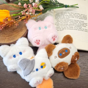 몽실 냥발 고양이 키링 4종