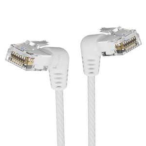 벤션 CAT6A 360도 회전꺽임형 울트라슬림 기가 랜선 화이트 IBOW 8m, 1개