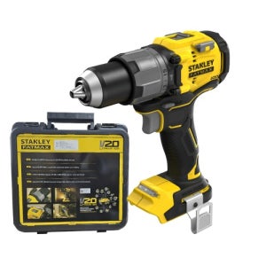 스탠리 20V MAX 브러쉬리스 햄머드릴 드라이버 SBD726M2K 베어툴 본체 보관함