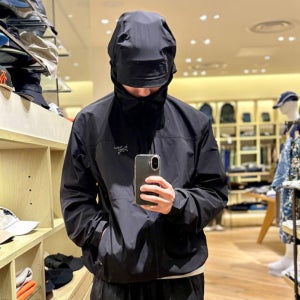 남성 아크테릭스 감마 라이트웨이트 후디, 여름용 소프트쉘 바람막이 자켓