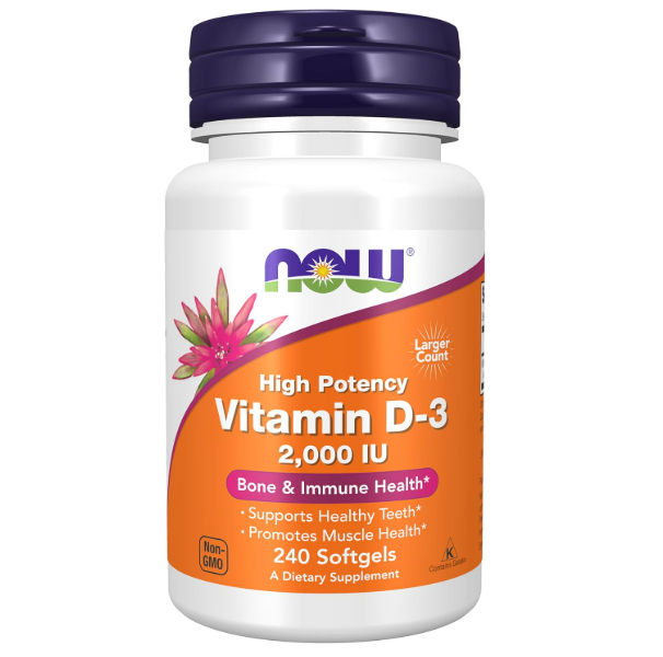 나우푸드 <b>NOW Foods 비타민D</b>3 2000IU 240정