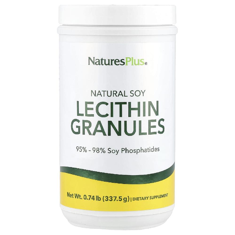 <b>네이처스플러스 대두 레시틴</b> 포스파티딜콜린 1500mg 340g 과립형 Lecithin