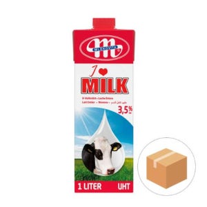 믈레코비타 수입멸균우유 식자재 카페유통 폴란드 멸균우유 1L, 12개