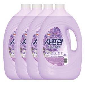 기분좋은향기 샤프란 아로마 섬유유연제 3.1L 4개