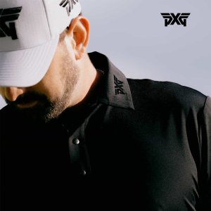 PXG 남성골프웨어 애슬레틱핏 투어 모달 카라 폴로 골프반팔티셔츠