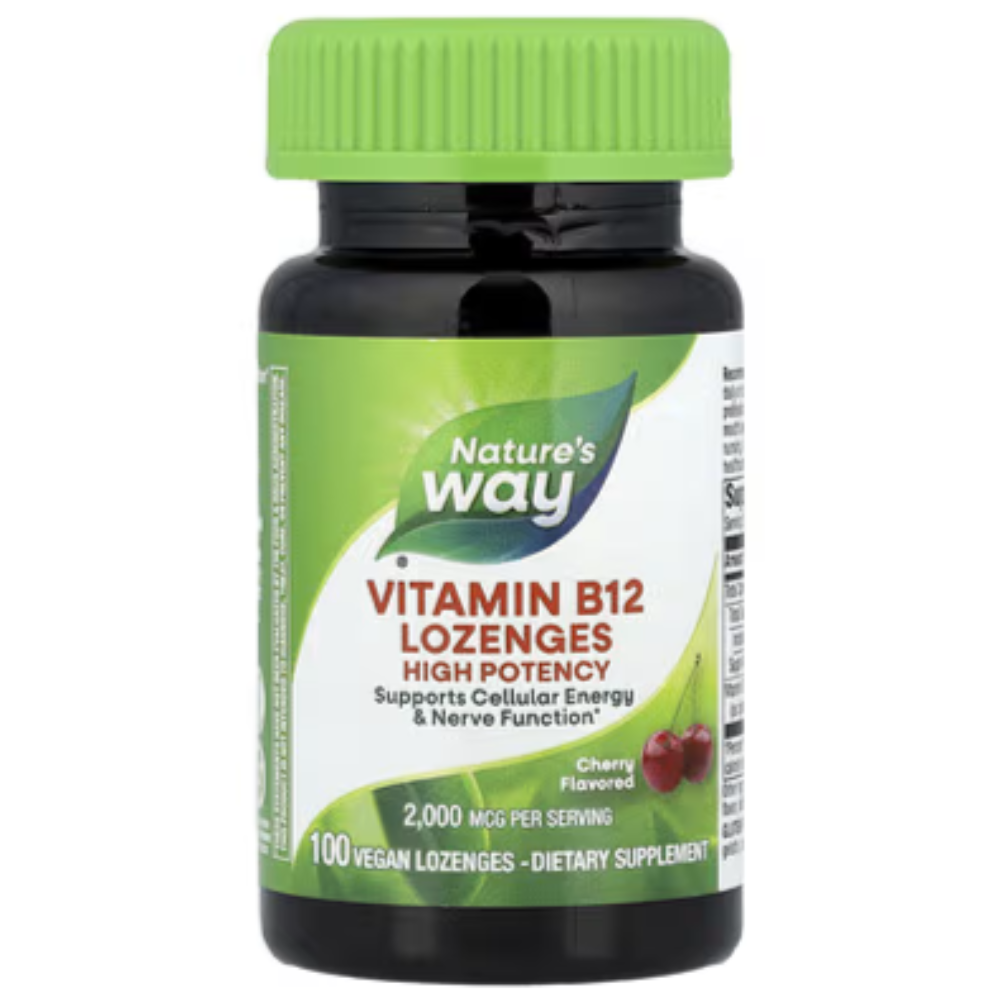 <b>네이쳐스 웨이 비타민B12</b> 체리 2000mcg 100비건로렌지