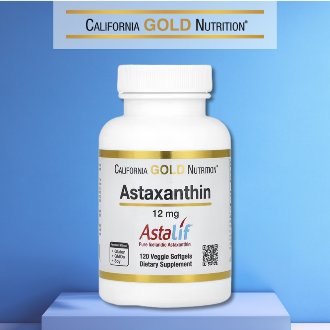 CGN 아스타잔틴 <b>Astaxanthin 12mg</b> 120정 캘리포니아골드뉴트리션