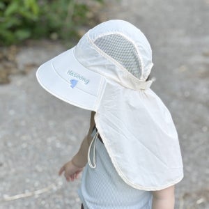 유아 여름 모자 메쉬 햇빛가리개 이름 자수 물놀이 숲놀이