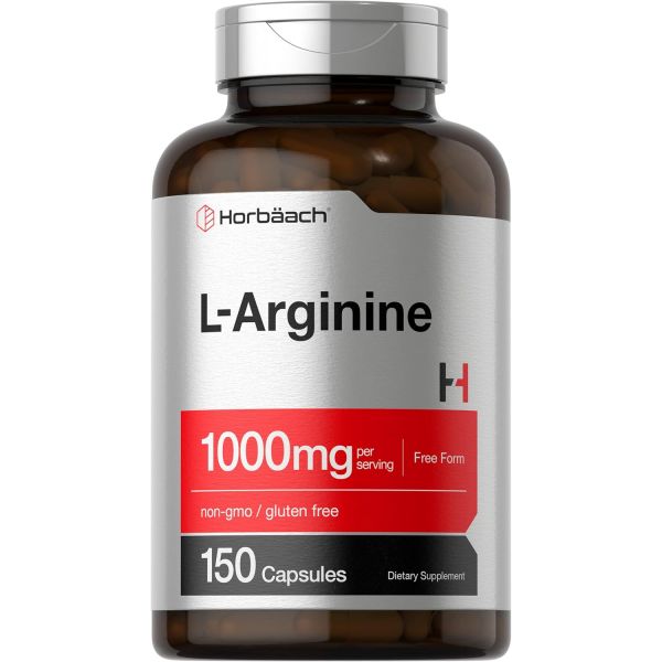 호르바흐 <b>L</b> <b>아르기닌</b> <b>1000mg</b> 캡슐 150 파우더 알약 <b>프리폼</b> 비유전자변형 미주 출고