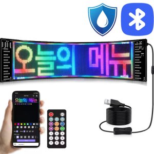 미니 LED 전광판 옥외 광고판 풀칼라 디스플레이 차량용 블루투스 플렉시블 메뉴판