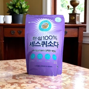 세스퀴소다 천연 세스퀴 탄산 소다 얼룩제거 기름때청소 다목적세정제 주방세제 1kg