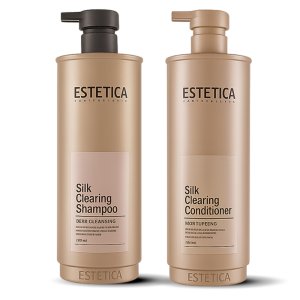 에스테티카 실크 클리어링 샴푸 린스 1500ml 미용실대용량샴푸