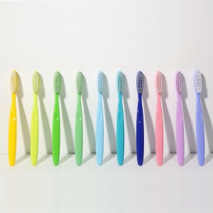 덴티클린스 컬러풀 쿨빅 부드러운 초극세모 칫솔 10개입, 2개