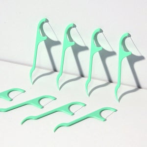 덴티클린스 개운한 민트 치실 400개 휴대용 케이스 Y형, 400개입, 2개