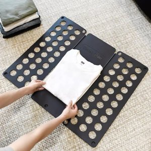 옷접는폴더 빨래개기 판 트레이 접기 정리 수납 티 남방