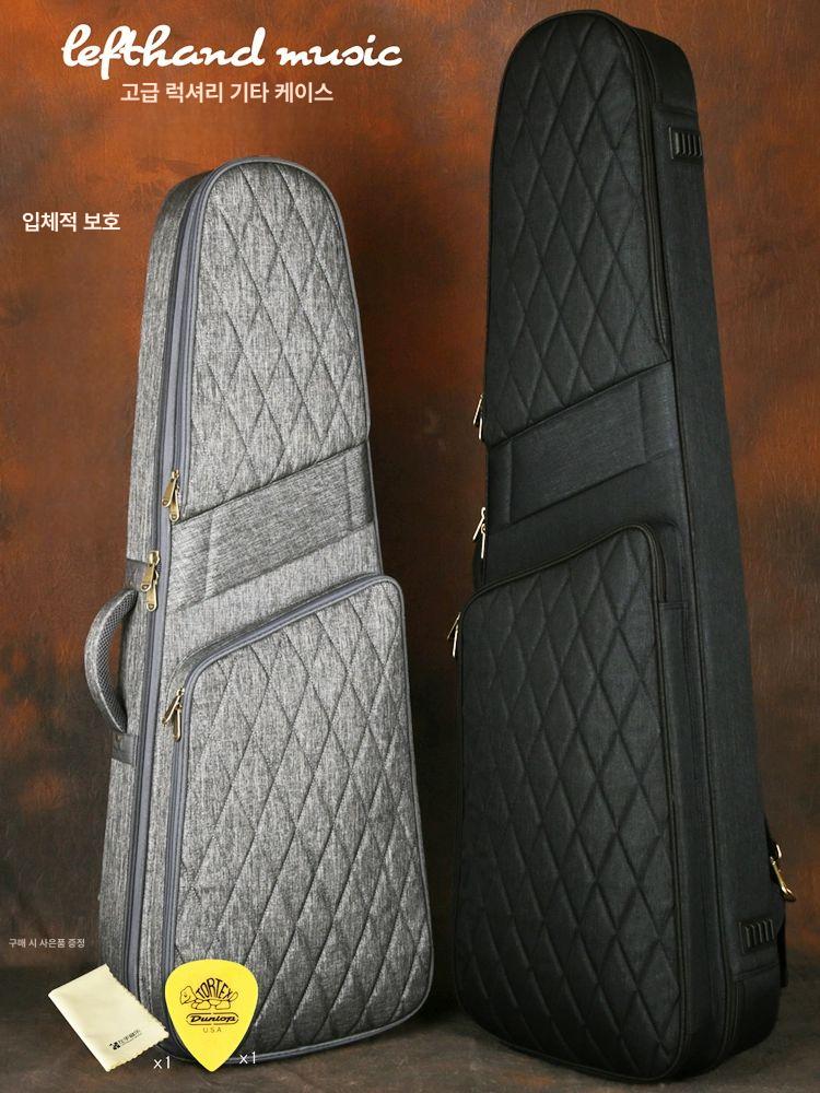 일렉기타 케이스 긱백 디럭스 아이바네즈 악기 기타 호화 실버 총알 일렉기타 가방