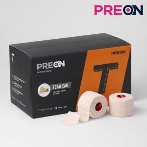 프리온 T 티어테이프 박스 5cm x 6.9m 중약지 스포츠테이핑 손가락 손목 발목 고정용 테이프 볼링 리프팅 운동보조용품