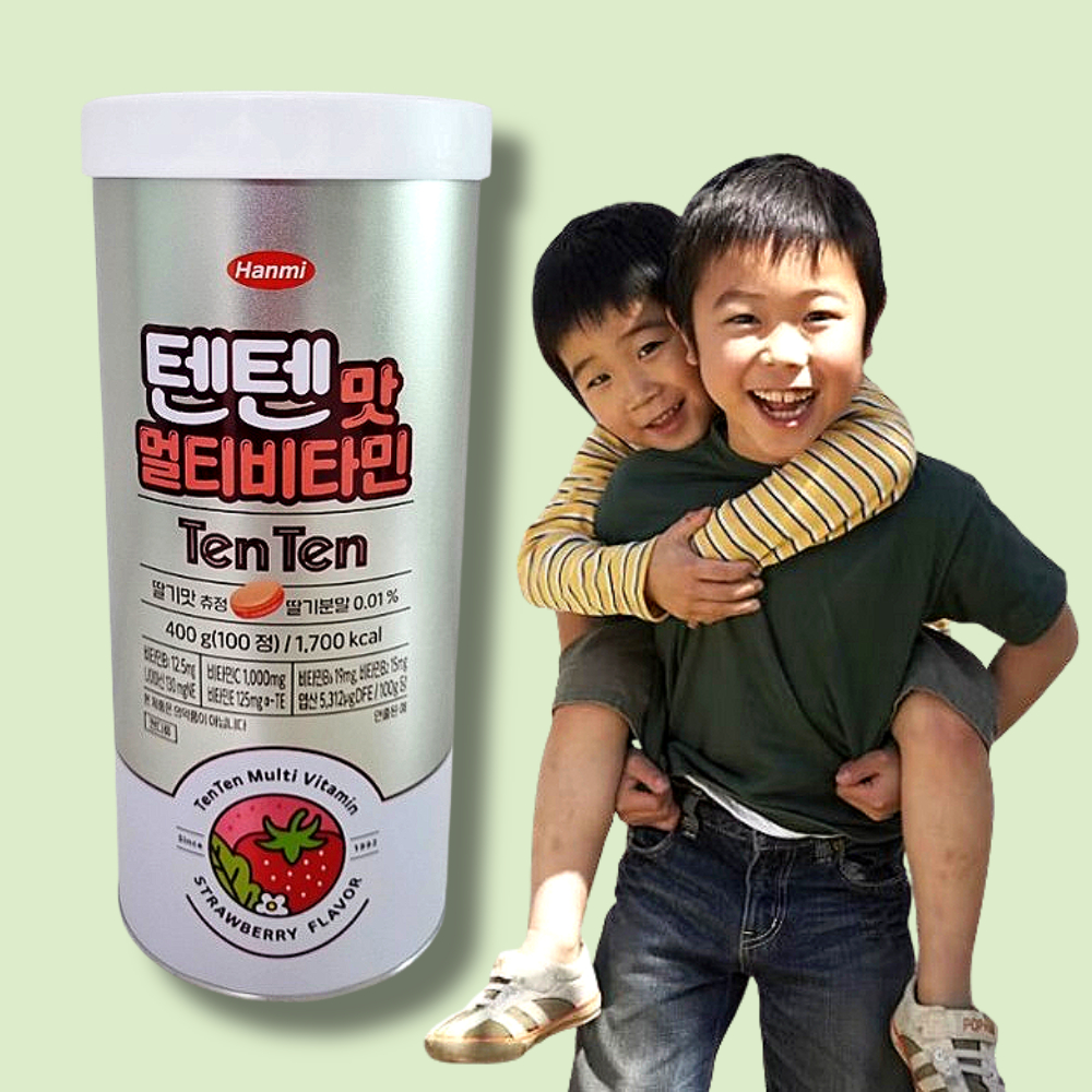 텐텐영양제 텐텐츄정 아기비타민젤리 100정, 1개