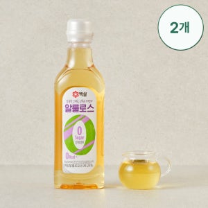 백설 알룰로스 [설탕의 단맛 그대로, 0칼로리] 700g, 2개