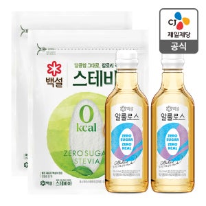 [2+2] 백설 스테비아 1kg 2개 + 알룰로스 700G 2개