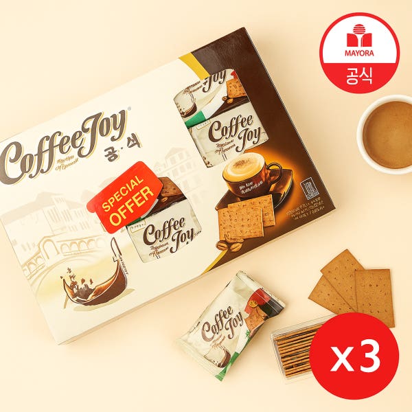 대용량과자 마요라 커피조이 비스킷 베트남커피과자 커피크래커 351g x 3개