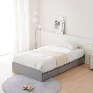 동서가구 나라 무헤드 1단 3서랍 수납침대 SS 프레임 DF926326