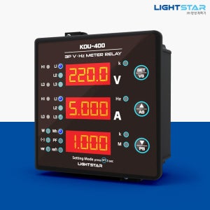광성계측기 KDU-400 3상전압주파수 한계설정계기 V-Hz 메타릴레이 RS-485 통신