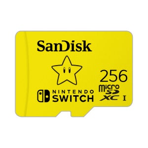 샌디스크 마이크로SD카드 닌텐도 스위치 전용 메모리카드 QXAO 256GB