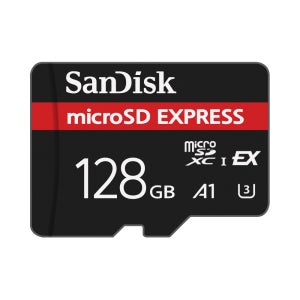 샌디스크 마이크로SD카드 익스프레스 PCle NVMe 메모리카드 128GB