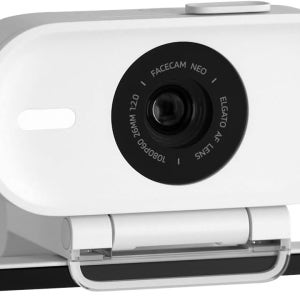 Elgato Facecam Neo FHD 웹캠 프라이버시 셔터 자동 조명 보정 USB-C 플러그앤플레이 화상통화 & 스트리밍용 PC/Mac 호환