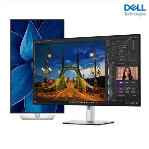 Dell 울트라샤프 U3225QE 4K HDR C타입 썬더볼트 IPS 블랙 32인치 모니터